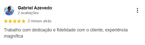 Avaliação do Google Maps - Elogio ao suporte jurídico de alta qualidade
