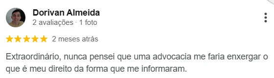Avaliação do Google Maps - Recomendação forte da assessoria jurídica da MO Advogados